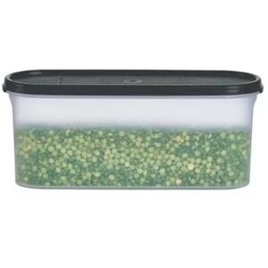 New Tupperware Modular Mate Food Storage Container Super Oval 2 7.5 cup black